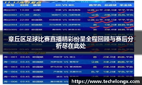 章丘区足球比赛直播精彩纷呈全程回顾与赛后分析尽在此处